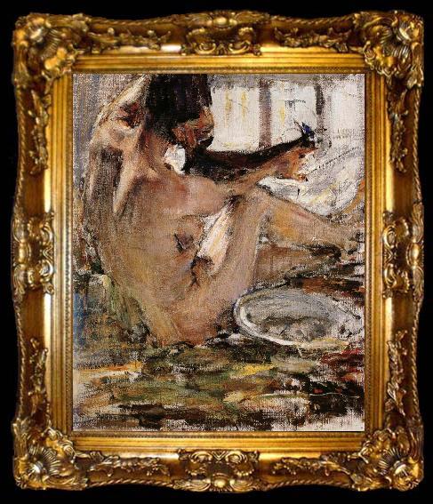 framed  Nikolay Fechin Study of Nude, ta009-2